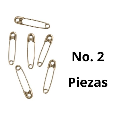 Seguros De Metal No. 2 Piezas