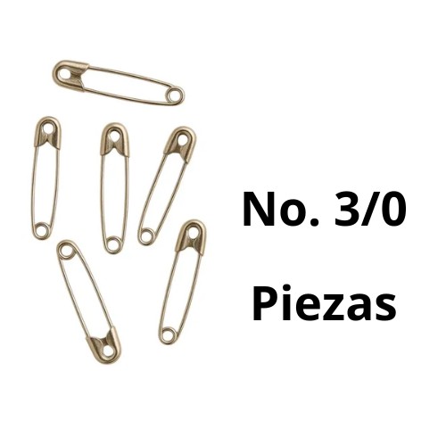 Seguros No. 3/0 Piezas