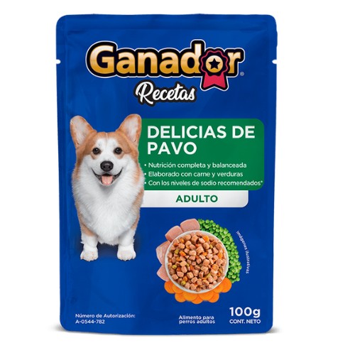Sobre Ganador Delicias De Pavo 100 G