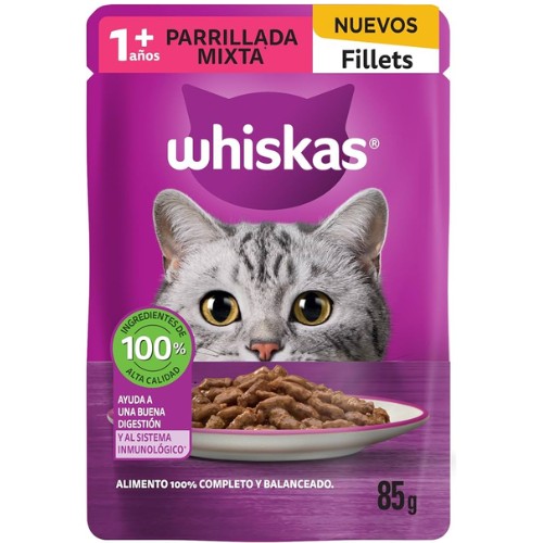 Sobre Whiskas Parrillada Mixta 85 G