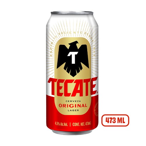 Tecate Original  Lager 473 Ml