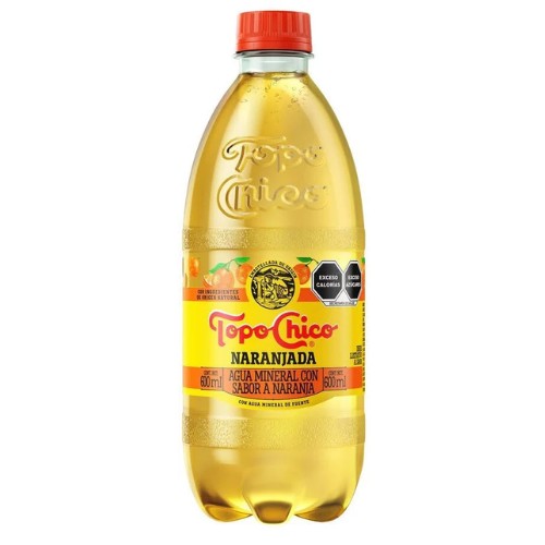 Topo Chico Agua Mineral Naranjada 600 Ml