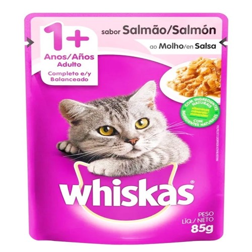 Whiskas Gatos Adulto Sabor Salmón