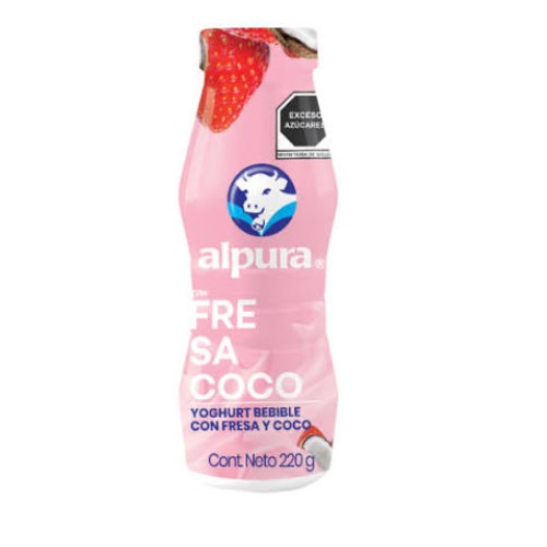 Yoghurt Bebible Alpura Fresa-coco  G