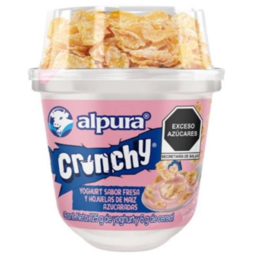 Yogurt Con Cereal Alpura Fresa 125g